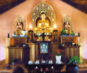 Yitang Temple Gold Buddha