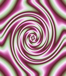 Pink, green sweet candy cane print