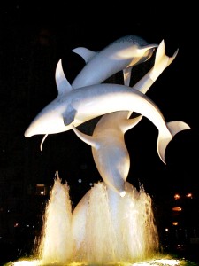 dolphin sculpture kelowna