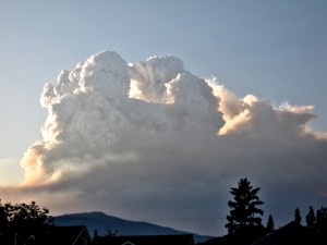 July 22 picture of Terrace Mountain Fire