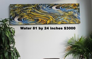 water 81.7 inches by 24 inches $3,000